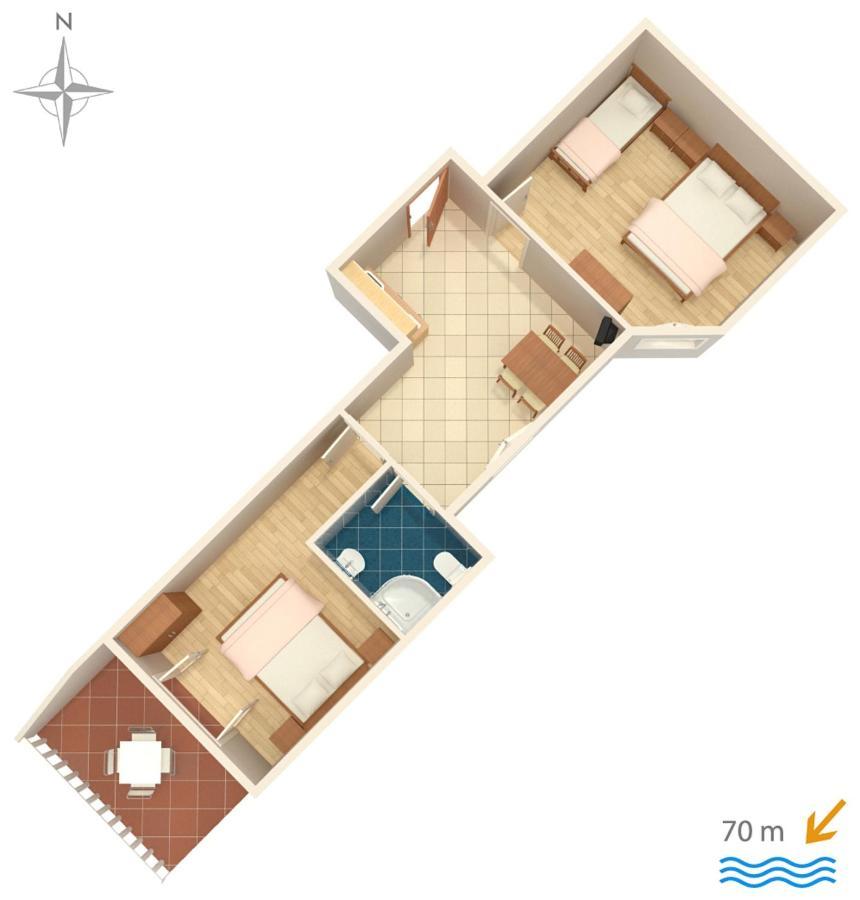 Apartments By The Sea Stara Novalja, Pag - 6469 Екстериор снимка